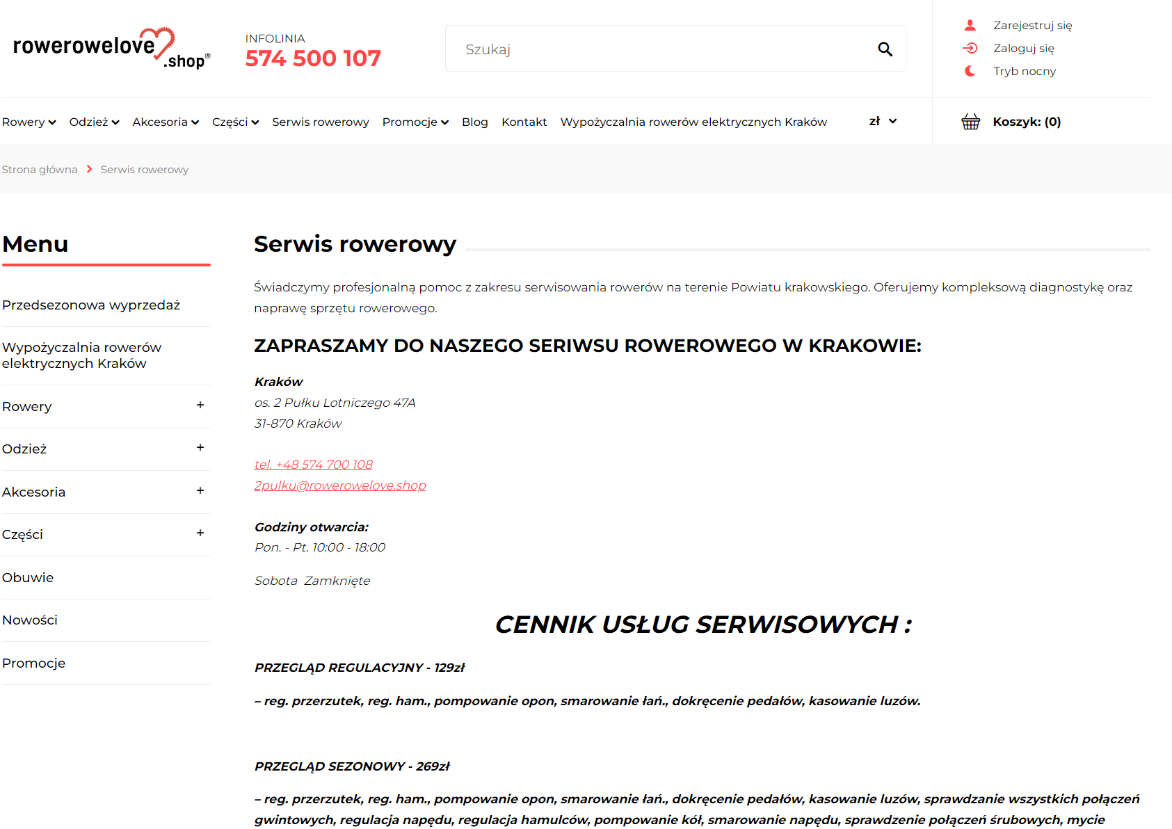 Kiedy warto odwiedzić serwis rowerowy w Krakowie? Najczęstsze usterki i terminy przeglądów