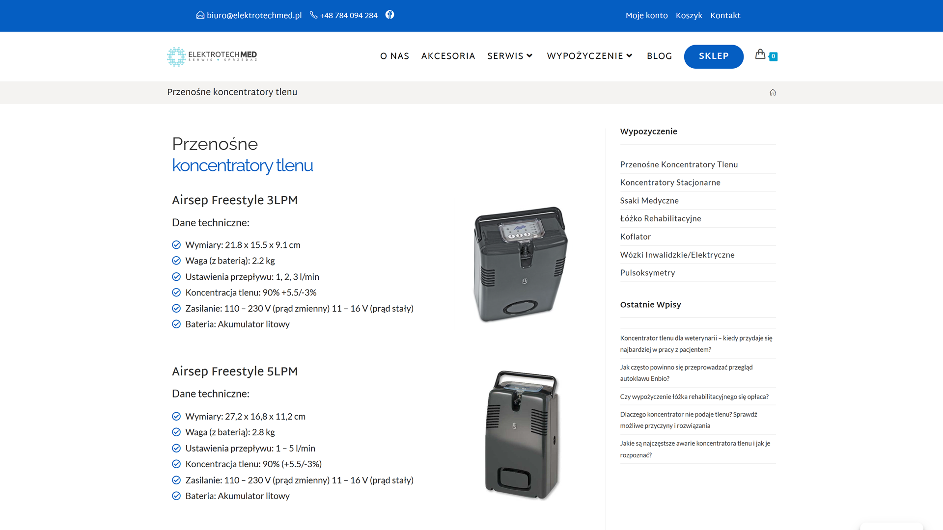 Przenośne koncentratory tlenu w codziennym życiu - mobilność i większa swoboda użytkownika